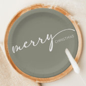 Modern Christmas Pappteller