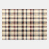 Modern Christmas Plaid Trio Geschenkpapier Set (Vorderseite 3)
