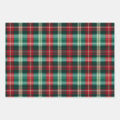 Modern Christmas Plaid Trio Geschenkpapier Set (Vorderseite 2)