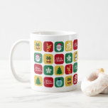 Modern Christmas Santa Tree Ornaments Snowman Kaffeetasse<br><div class="desc">Moderne Weihnachtsschmuck Snowman Kaffeemaschine Tasse</div>