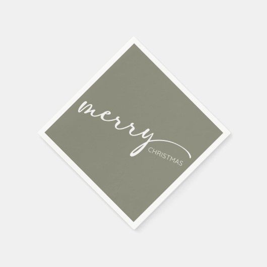 Modern Christmas Serviette (Ecke)