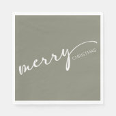 Modern Christmas Serviette (Vorderseite)