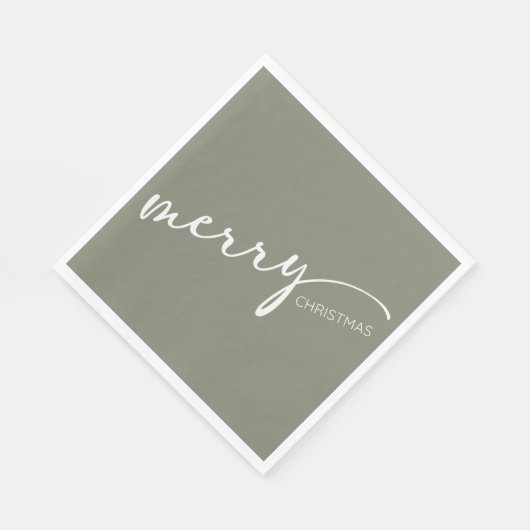 Modern Christmas Serviette (Ecke)