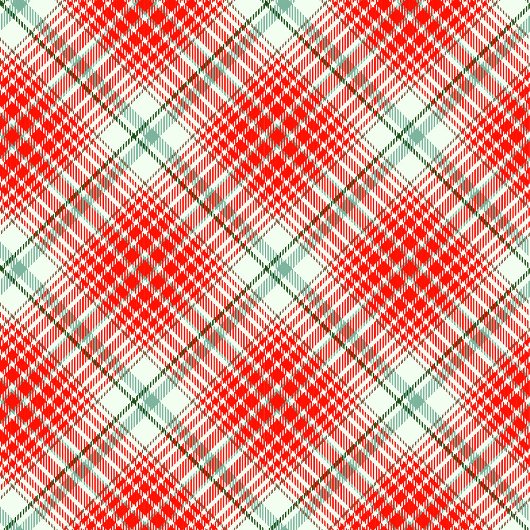 Modern Christmas Tablecloth Monogram Plaid Accent Tischdecke