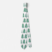 Modern Christmas Tree Neck Ties Krawatte (Vorderseite)