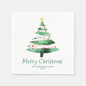 MODERN CHRISTMAS TREE SERVIETTE (Vorderseite)