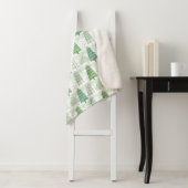 Modern Christmas Trees Pattern Sherpadecke (Beispiel)