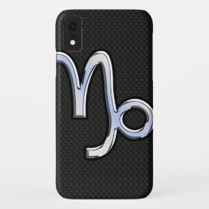 Modern Chrome wie Capricorn Sign auf Snake Stil Case-Mate iPhone Hülle