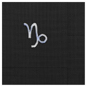 Modern Chrome wie Capricorn Sign auf Snake Stil Stoff (Nahaufnahme)