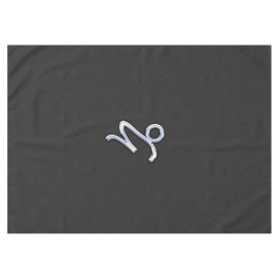 Modern Chrome wie Capricorn Sign auf Snake Stil Tischdecke