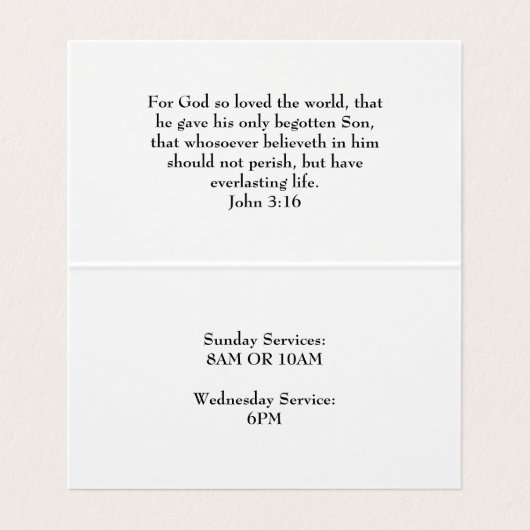 Modern Church Gold And Black KJV Networking Card Visitenkarten (Innenseite Aufgefaltet)