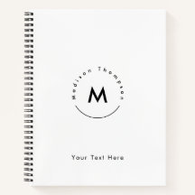 Modern Circle Mit Monogramm Persönliche Namenslogo