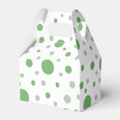 Modern Circle Pattern Vielen Dank Party Geschenkschachtel (Rückseite)