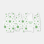 Modern Circle Pattern Vielen Dank Party Geschenkschachtel (Ungefaltet)