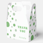 Modern Circle Pattern Vielen Dank Party Geschenkschachtel (Geöffnet)