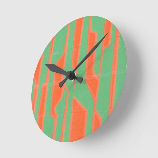 Modern Circuit I Runde Wanduhr (Winkel)