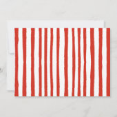 Modern Circus Karneval Foto Geburtstag Einladung (Rückseite)