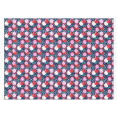 Modern Citrus Fruit Confetti Summer Midnight Tischdecke (Vorderseite (Horizontal))