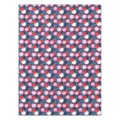 Modern Citrus Fruit Confetti Summer Midnight Tischdecke (Vorderseite)