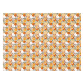 Modern Citrus Fruit Confetti Summer Retro Kitchen Tischdecke (Vorderseite (Horizontal))