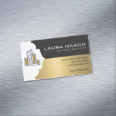 Modern City Gebäude Logo Magnetische Visitenkarte (Beispiel)