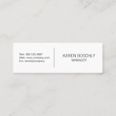 Modern City Gebäude Logo | Realtor Investor Mini Visitenkarte (Rückseite)