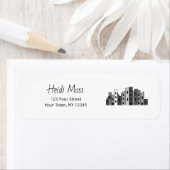 Modern City Skyline Contemporary Return Address (Insitu)