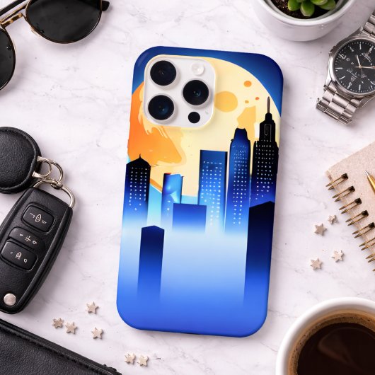 Modern City Skyline iPhone Hülle