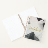 🏙️ Modern Cityscape Notebook - Spiral Bound Notizblock (Innenseite)