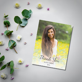 Modern Class of 2025 Abschluss Vielen Dank Postkarte