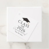 Modern Class of 2026 Gift Tag Geschenkanhänger (Beispiel)