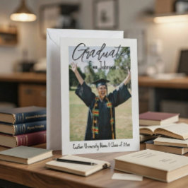 Modern Class of 2026 Graduation Announcement Ankündigung