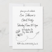 Modern Class of 2026 Graduation Invitation Einladung (Rückseite)