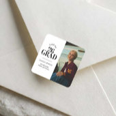 Modern Class of 2026 Graduation Square Sticker