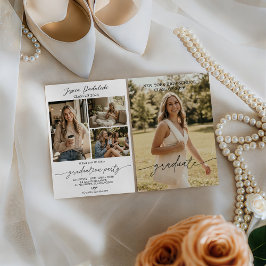 Modern Class of 2026 Photo Graduation Invite Einladung