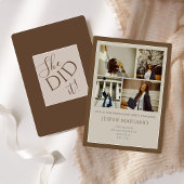 Modern Class of 2026 Photo Minimal Graduation Einladung