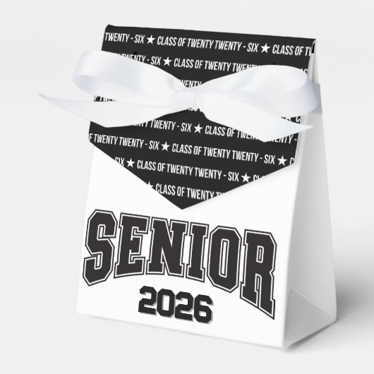 Modern Class of Twenty Twenty‑Six Typography Geschenkschachtel (Vorderseite)