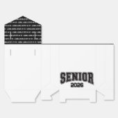 Modern Class of Twenty Twenty‑Six Typography Geschenkschachtel (Ungefaltet)