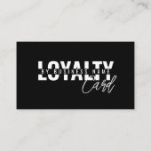 Modern Classic Beauty Wellness-Center Script Loyal Treuekarte (Rückseite)