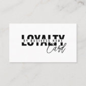 Modern Classic Beauty Wellness-Center Script Loyal Treuekarte (Rückseite)