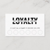 Modern Classic Beauty Wellness-Center Script Loyal Treuekarte (Vorderseite)