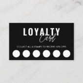 Modern Classic Beauty Wellness-Center Script Loyal Treuekarte (Vorderseite)