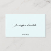 Modern Classic Personal Dragonflies Visitenkarte (Vorderseite)