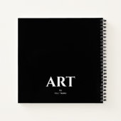 Modern Classic Personalisiert Sketchbook - Ihr Nam Notizblock (Rückseite)