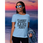 Modern Classy Sassy Cool Blue T-Shirt