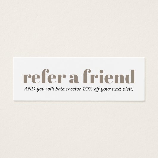 Modern Clean Bold Salon  (Vorderseite)