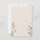 Modern Clean Wedding Invitation Template Einladung (Rückseite)