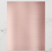 Modern Cleaning Cleaner Service Logo Rose Gold Flyer (Hinten)