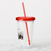 Modern Clear Foto Collage Stepama Mothers Day Acryltrinkbecher (Links)