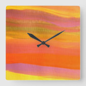 Modern Clock Quadratische Wanduhr (Vorderseite)